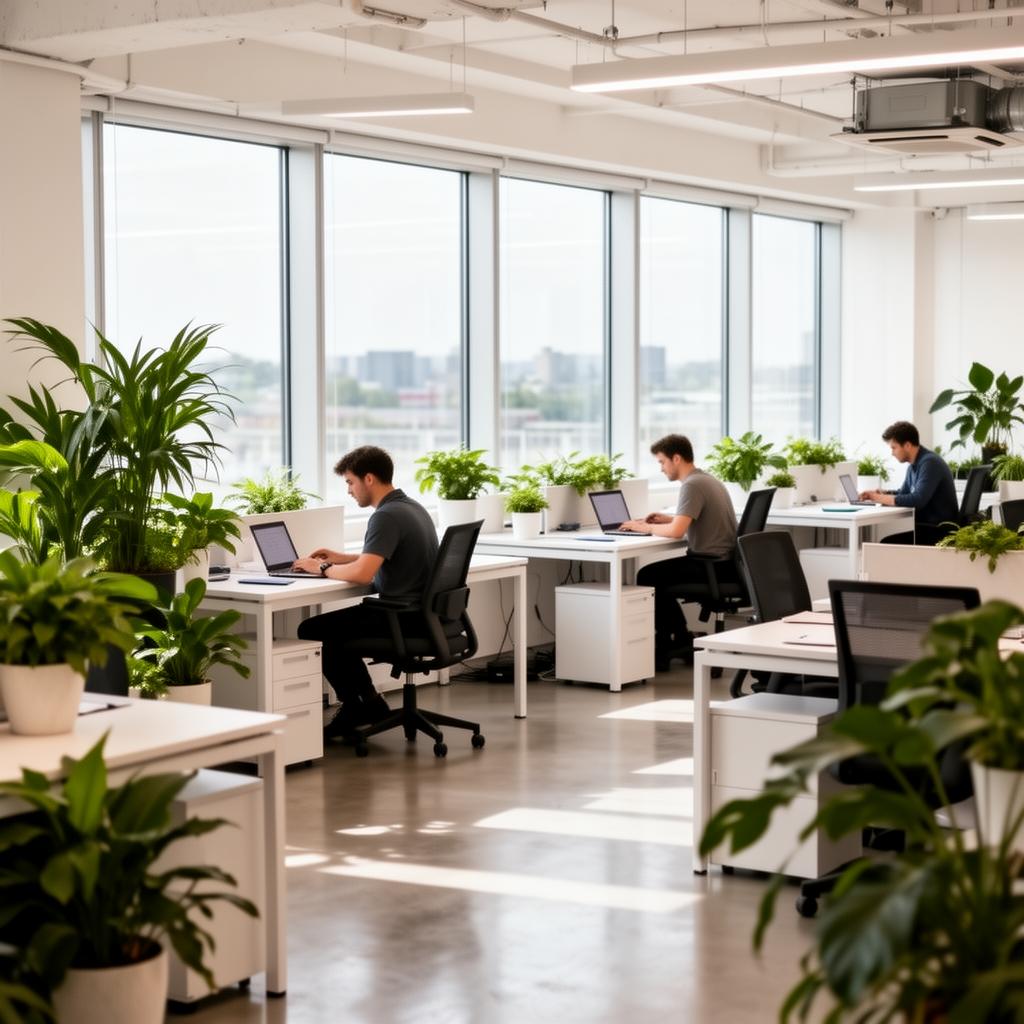 The Old Line Health Maryland advisor team in a bright modern office
